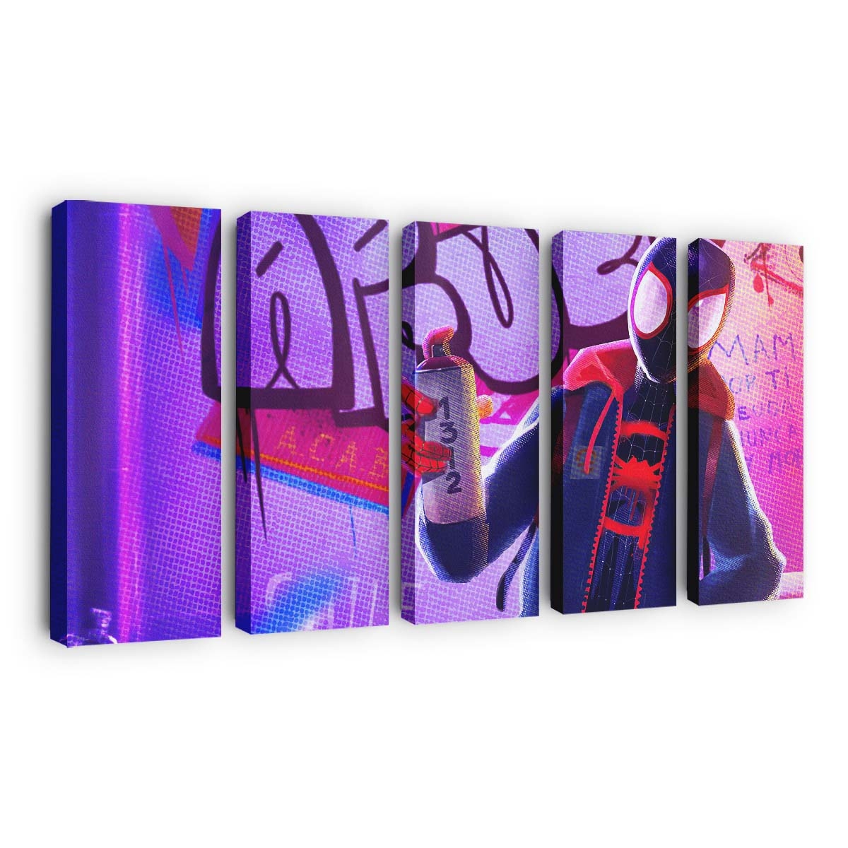 Spider Man Miles Morales No Way Home Leinwandbild - Wanddeko