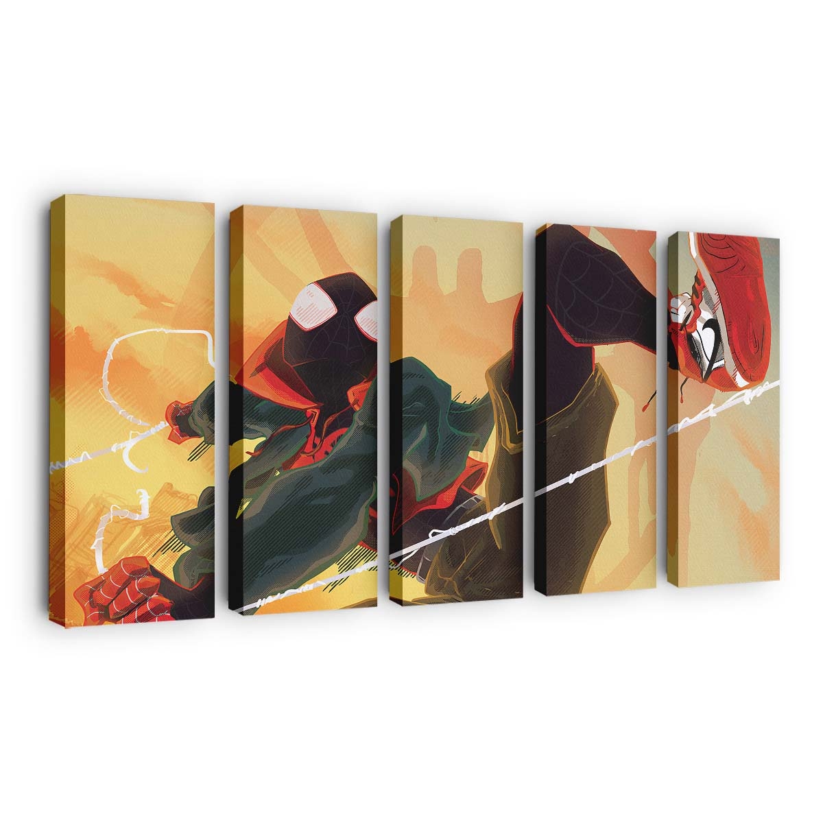 Spider Man Miles Neu 2 Leinwandbild - Wanddeko