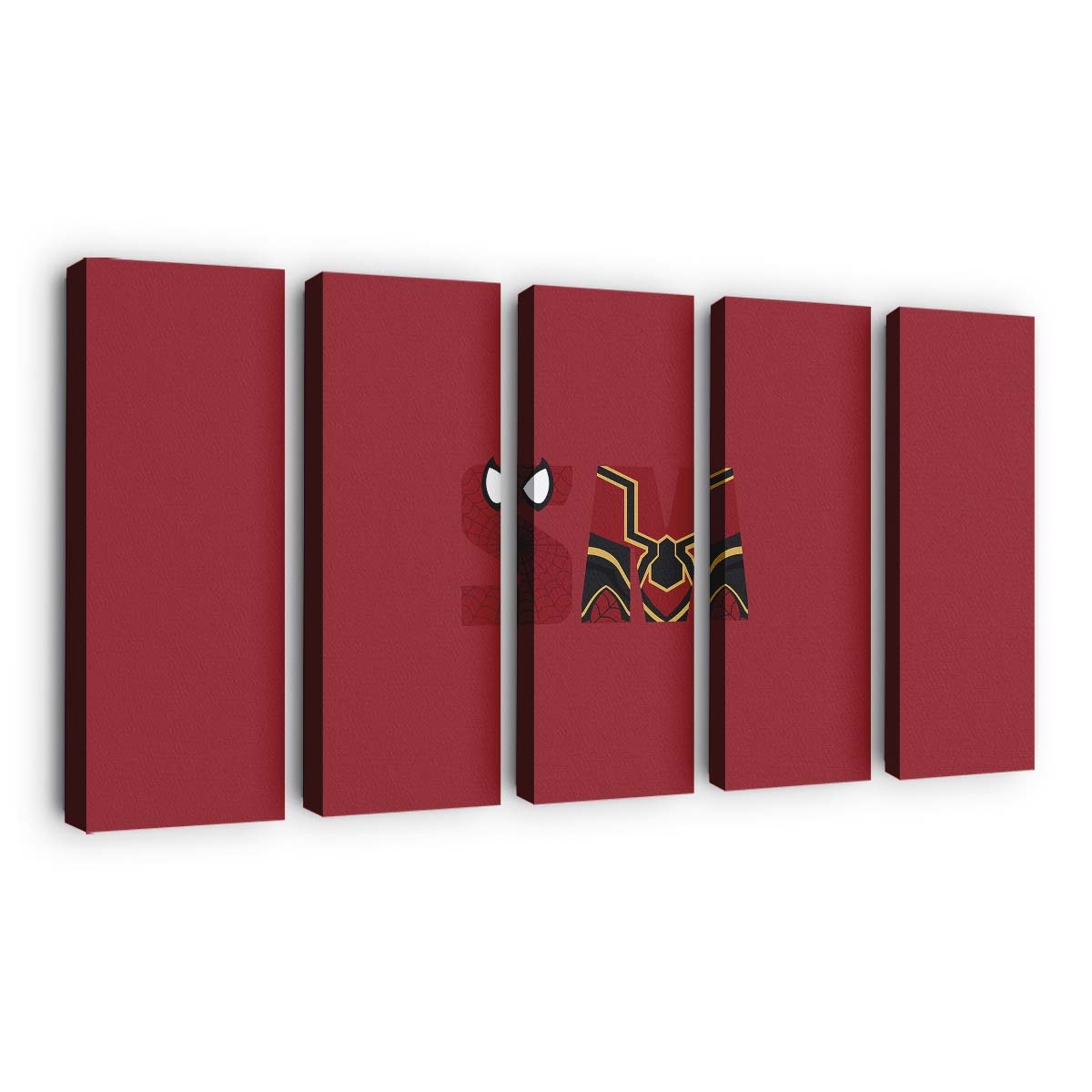 Spider Man Minimalismus Avengers Infinity War Leinwandbild - Wanddeko