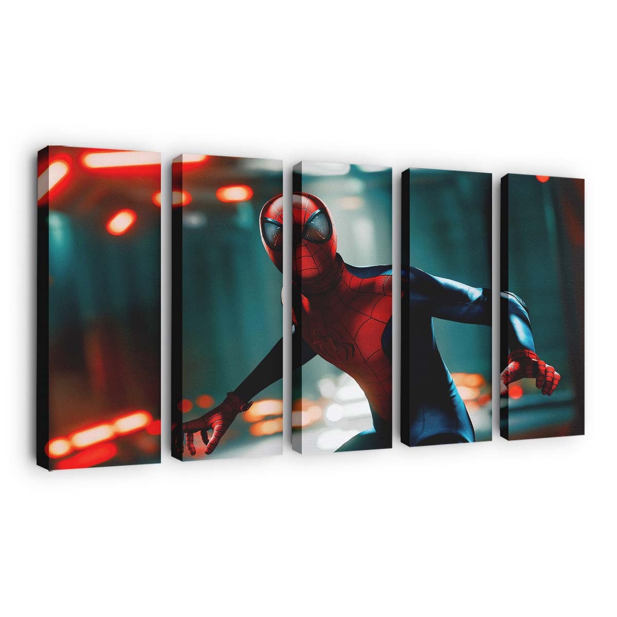 Spider Man Neue Reflexionen Leinwandbild - Wanddeko