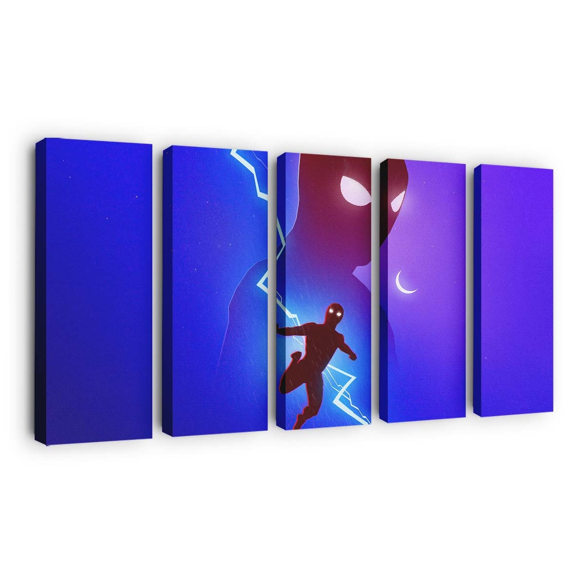 Spider Man No Way Home Minimal Leinwandbild - Wanddeko