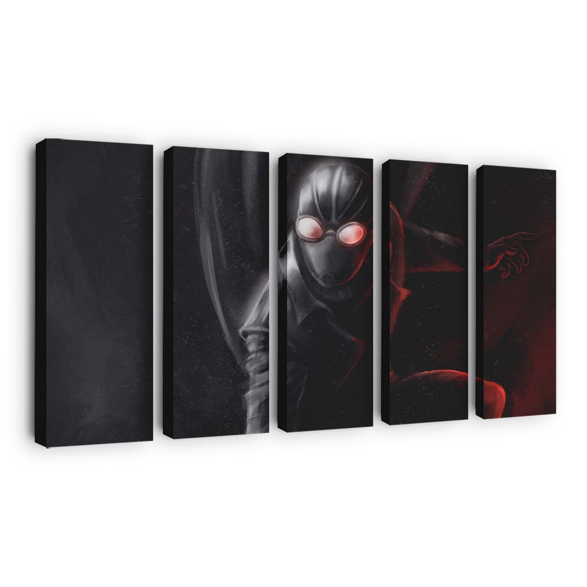 Spider Man Noir Mantel Leinwandbild - Wanddeko