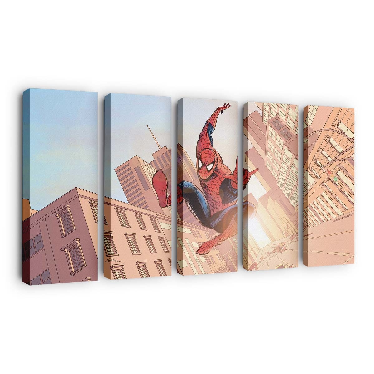 Spider Man Malerei Leinwandbild - Wanddeko