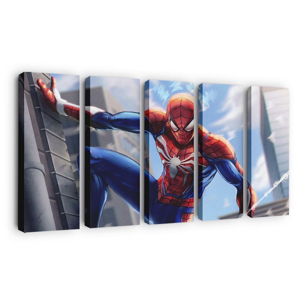 Spider Man Malerei 2 Leinwandbild - Wanddeko