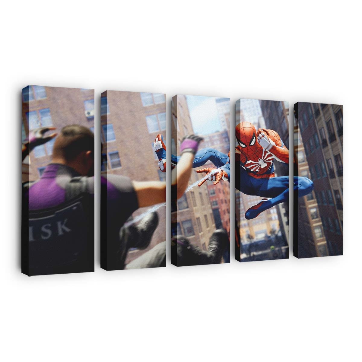 Spider Man 2018 6 Leinwandbild - Wanddeko