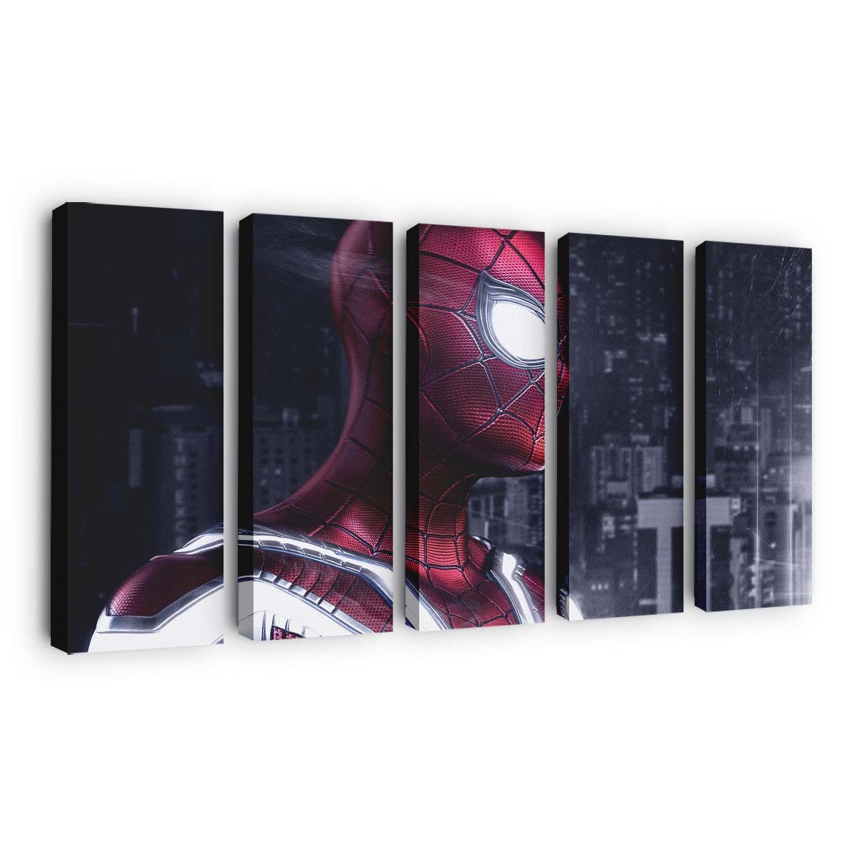 Spider Man Kunstwerk 5 Leinwandbild - Wanddeko