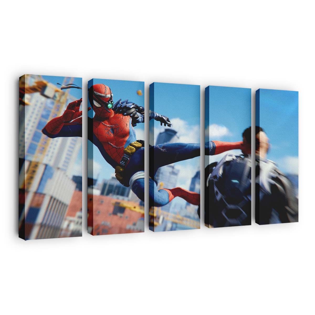 Spider Man Angriff Leinwandbild - Wanddeko
