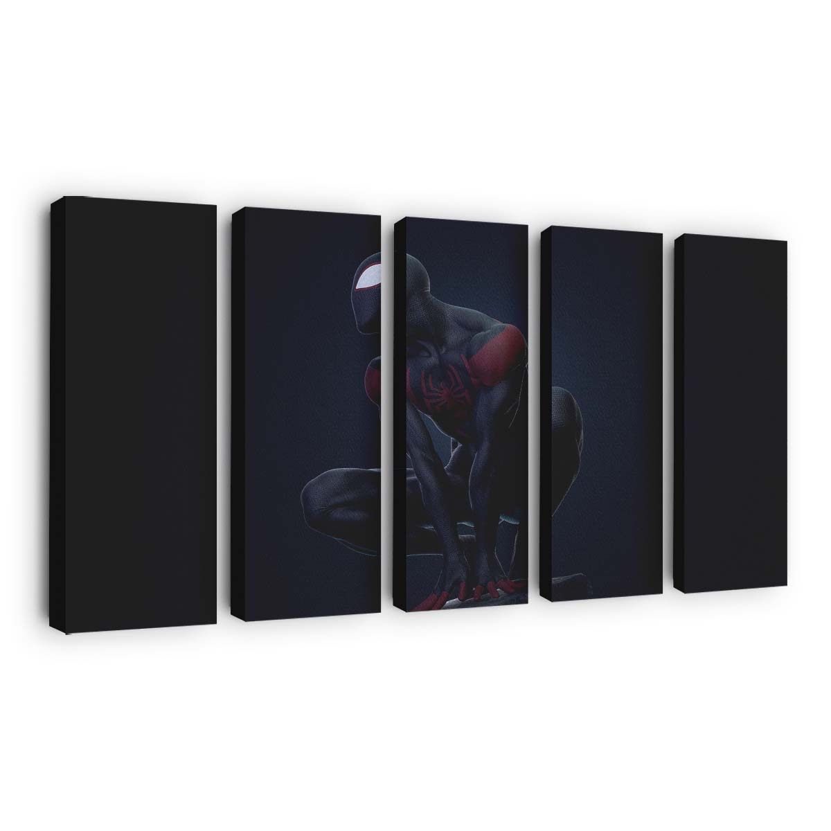 Spider Man bereit zum Kampf Leinwandbild - Wanddeko