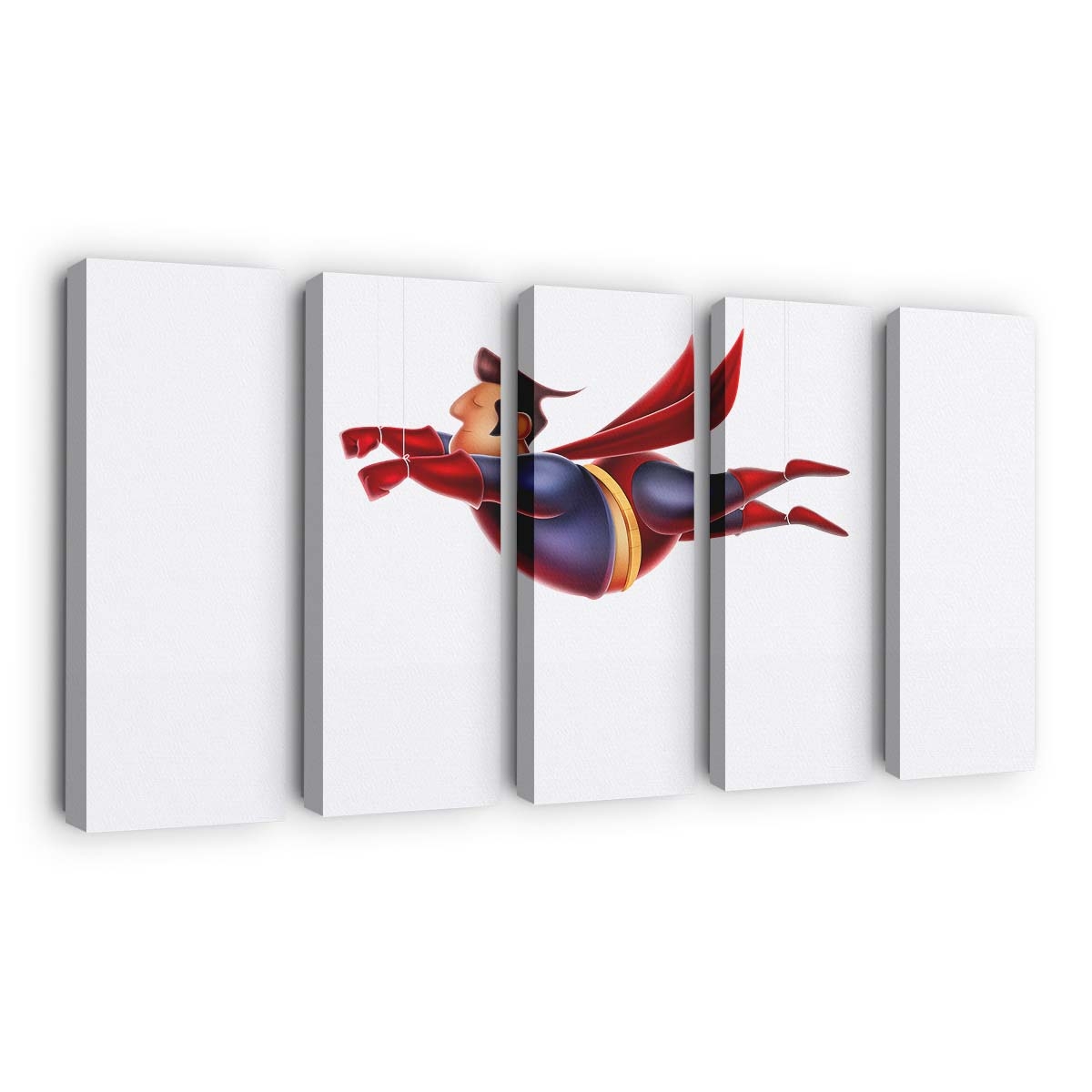 Spider Man Relaxing Flying Leinwandbild - Wanddeko