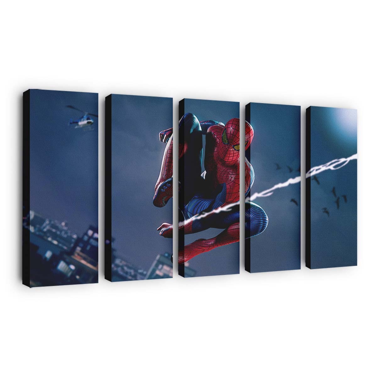 Spider Man Remastered 4 Leinwandbild - Wanddeko