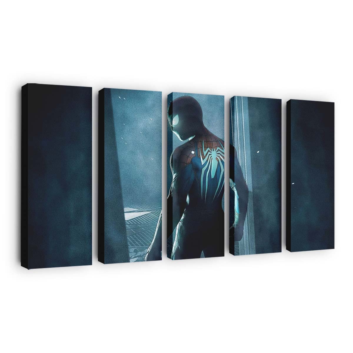 Spider Man Remastered Twilight Zone Leinwandbild - Wanddeko