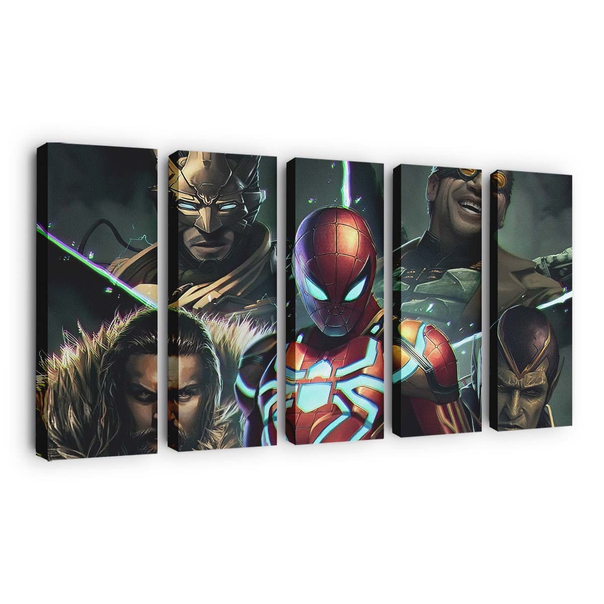 Spider Man Sinister Six 2 Leinwandbild - Wanddeko