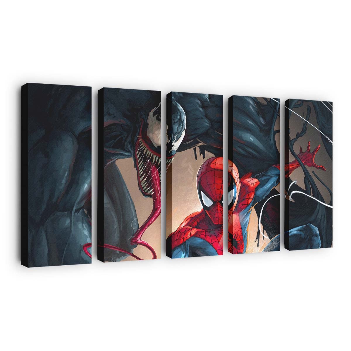Spider Man Venom 3 Leinwandbild - Wanddeko