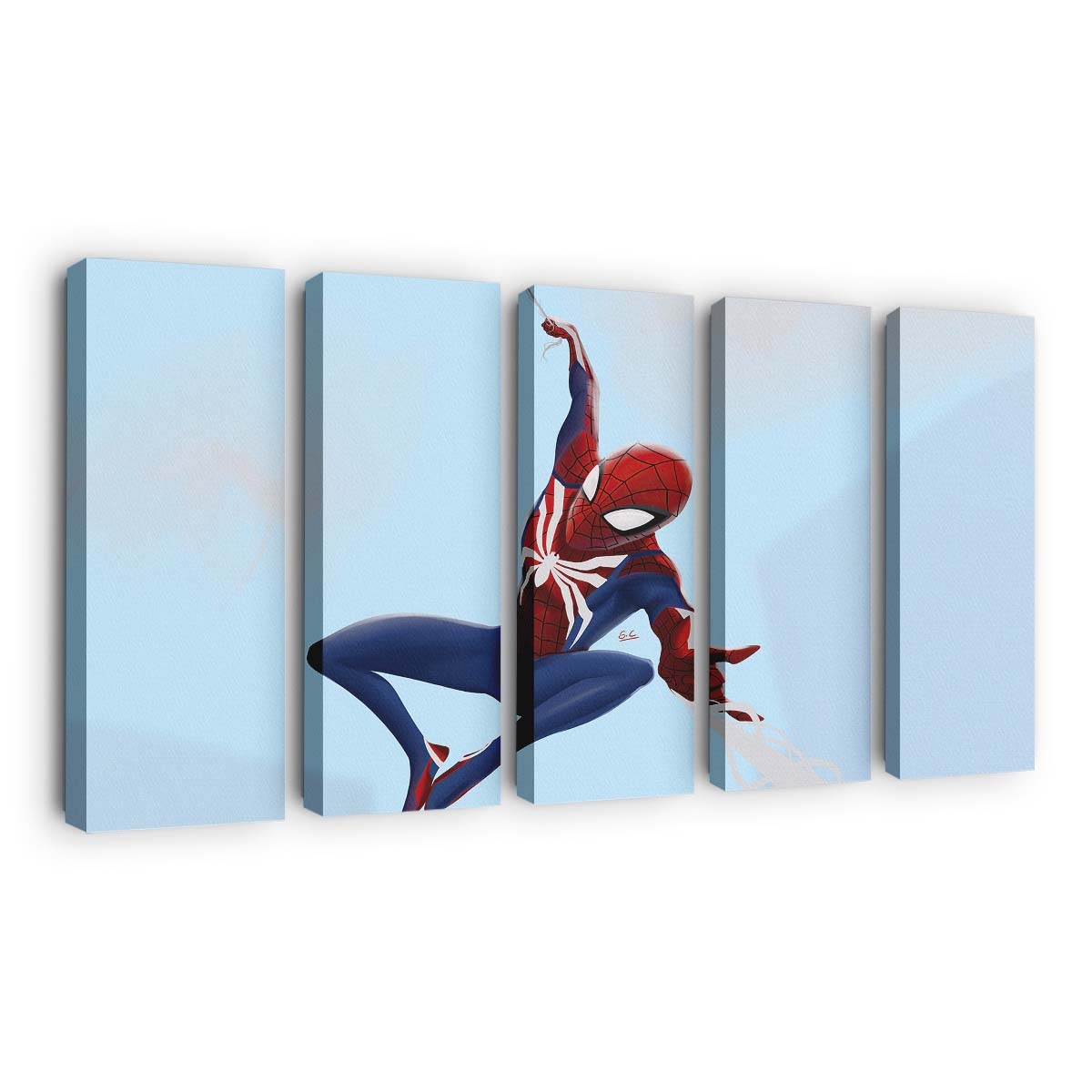 Spider Man Webslinger Leinwandbild - Wanddeko