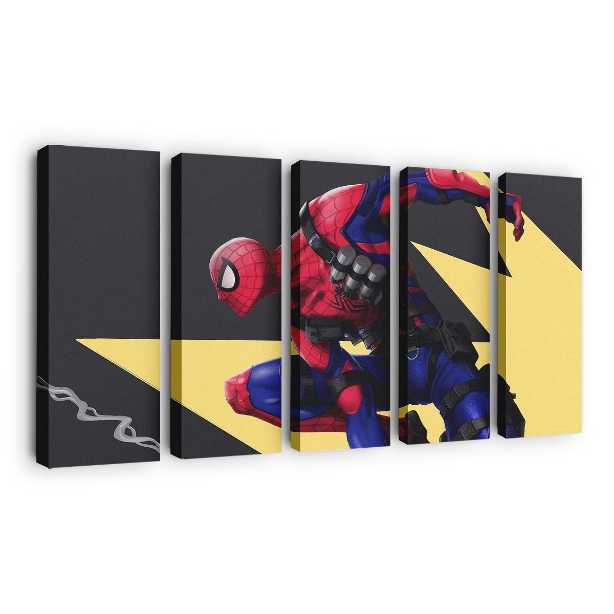 Spider Man With Arms Leinwandbild - Wanddeko