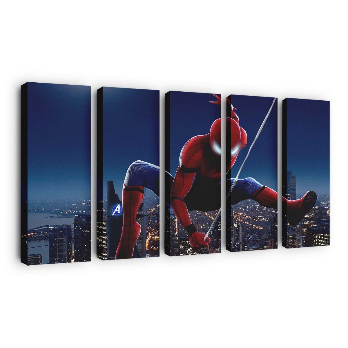 Spidey zurück in der Stadt Leinwandbild - Wanddeko