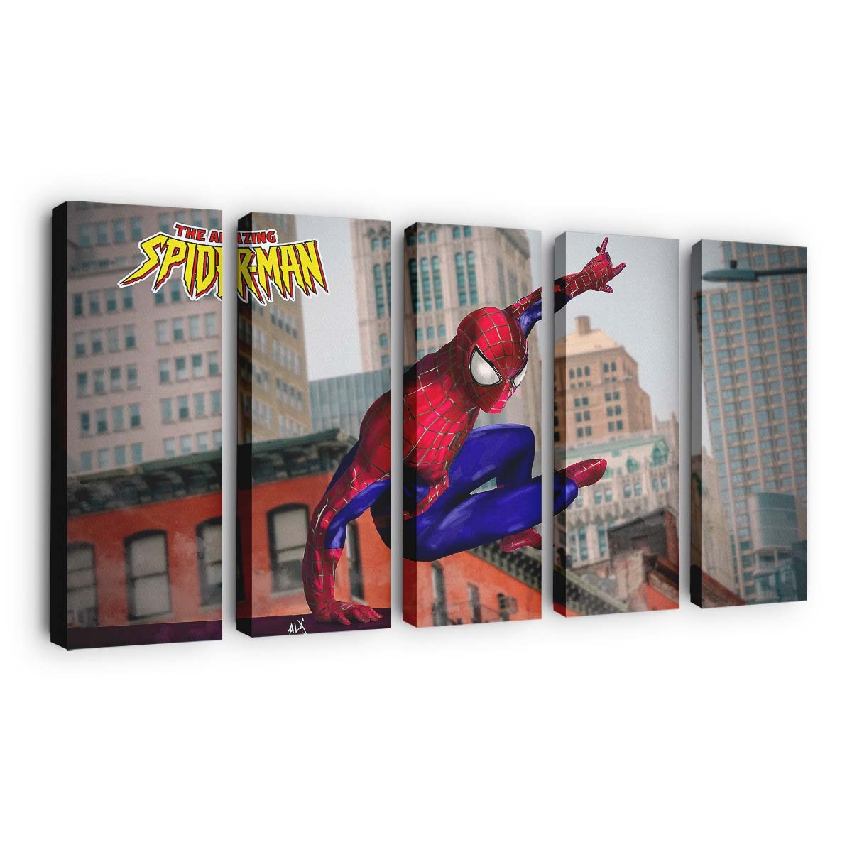 Spidey aus „The Amazing Spider Man” Leinwandbild - Wanddeko