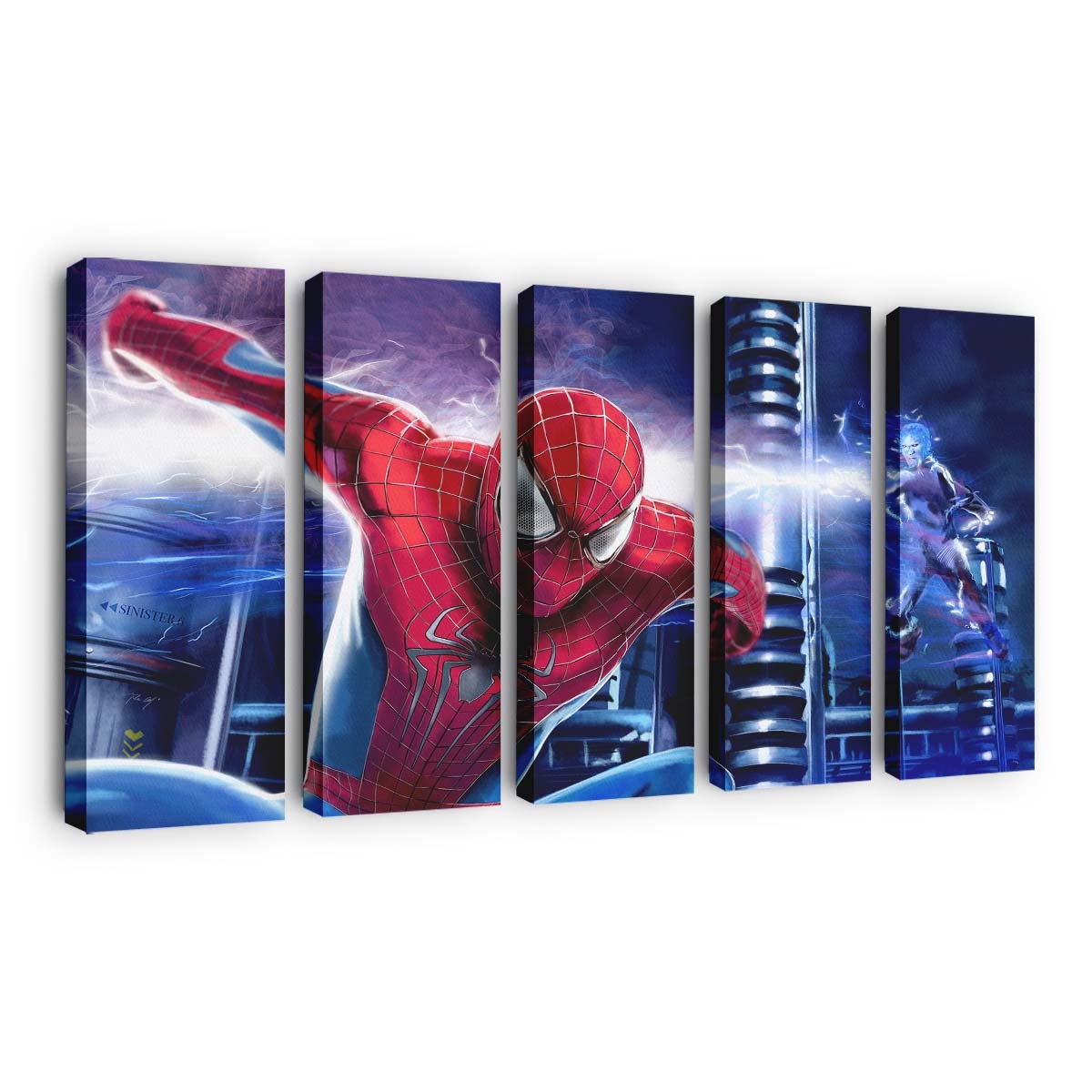 The Amazing Spider Man Paint Art Leinwandbild - Wanddeko