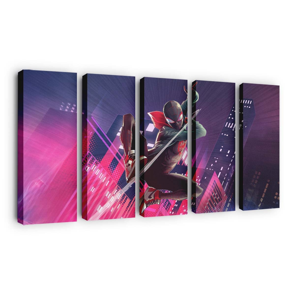 Der aufstrebende Netzschwinger Leinwandbild - Wanddeko