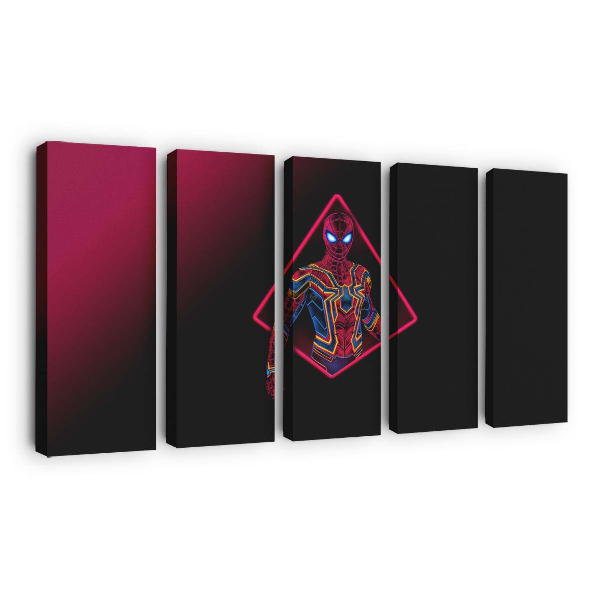 Der Spider Man Minimal Leinwandbild - Wanddeko