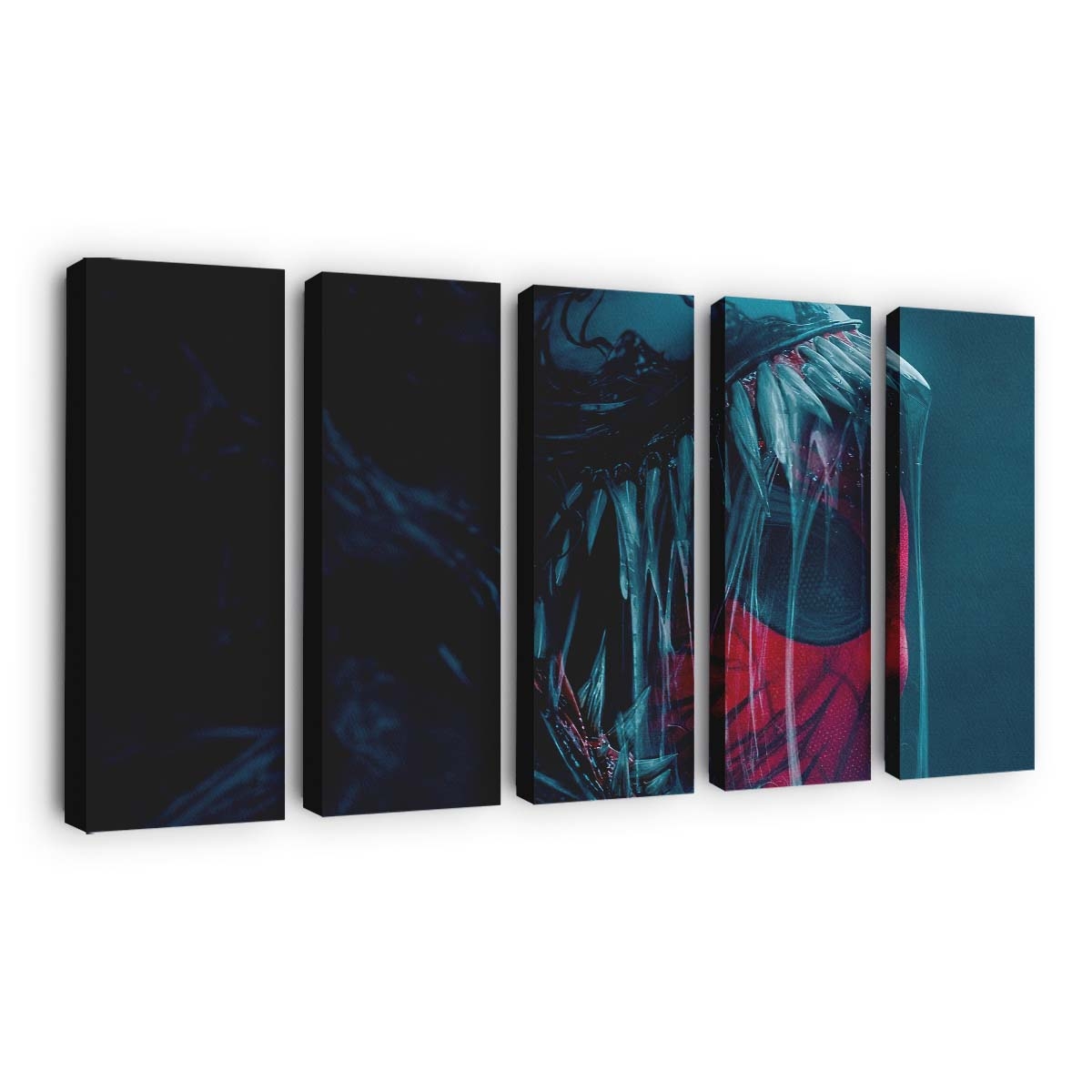 Venom X Spider Man 2 Leinwandbild - Wanddeko