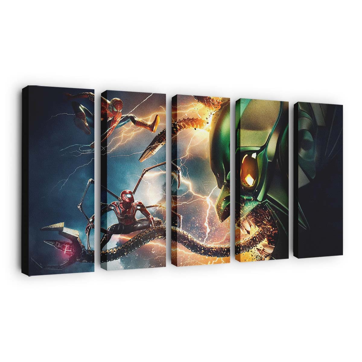 Villians Vs Spider Mans From Multiverse Leinwandbild - Wanddeko