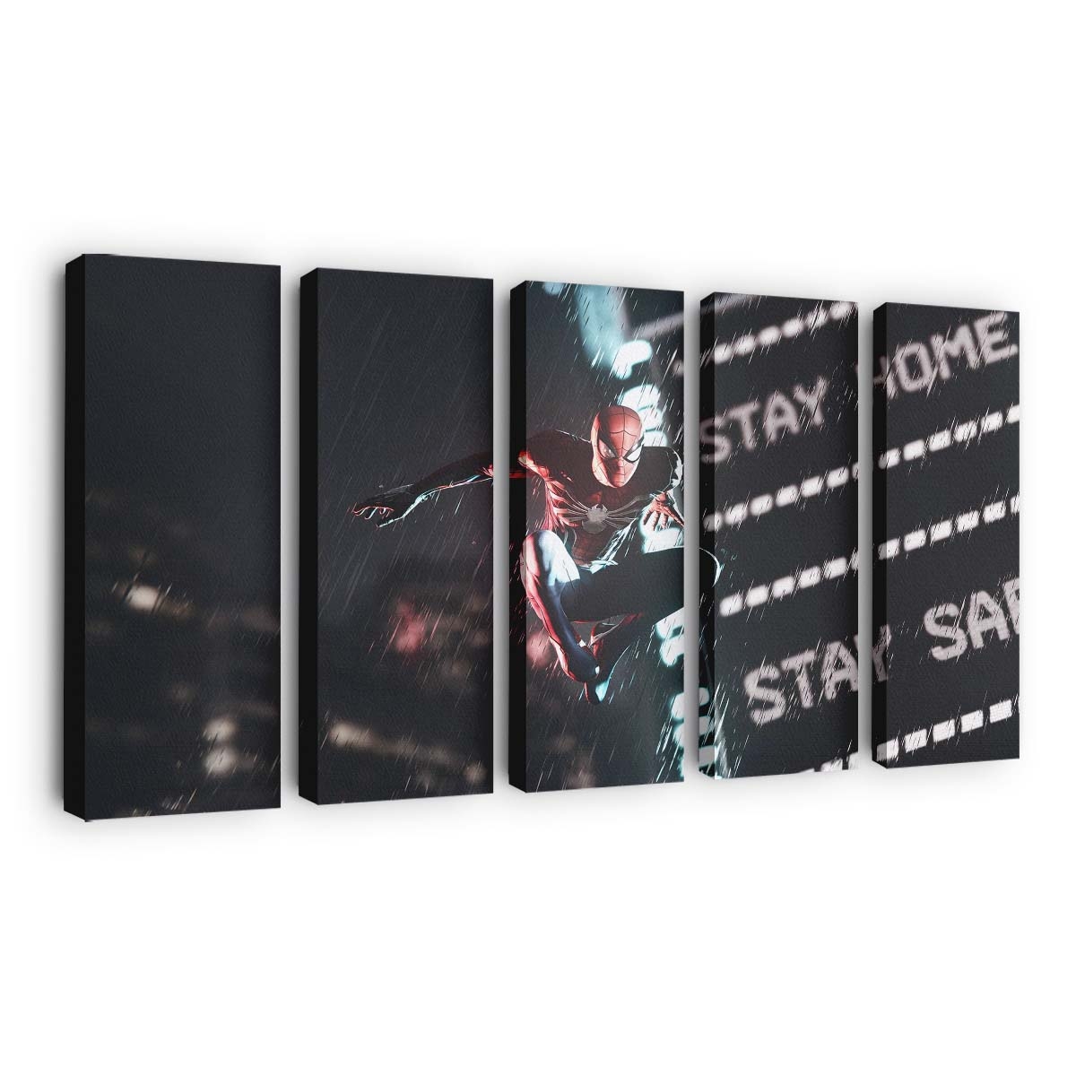 Web Slinging Adventures Marvels Spider Man 2 Leinwandbild - Wanddeko