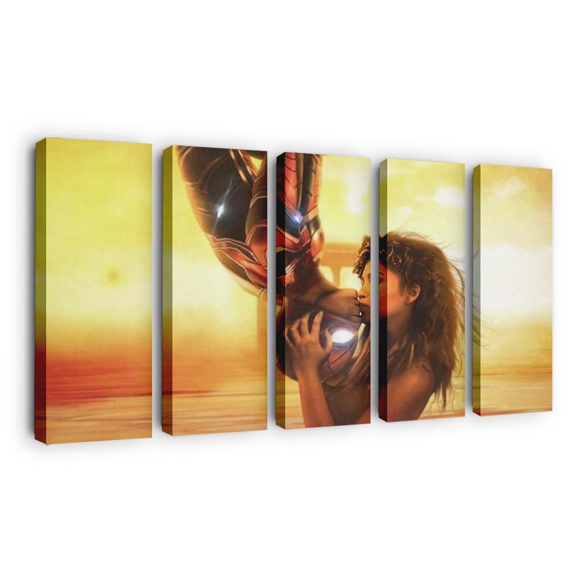 Zendaya und Tom Holland romantisch Leinwandbild - Wanddeko