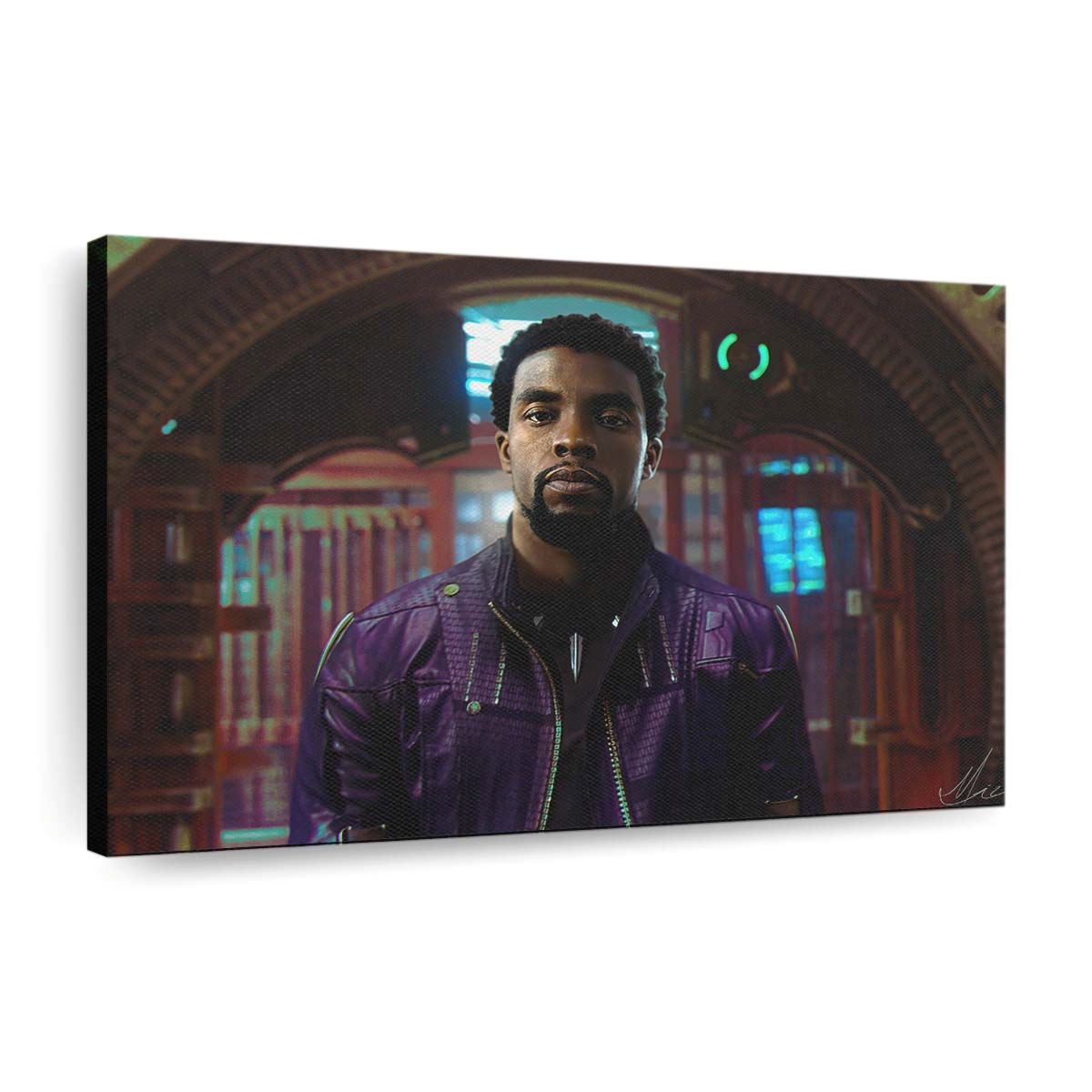 Chadwick Boseman As Star Lord Leinwandbild - Wanddeko