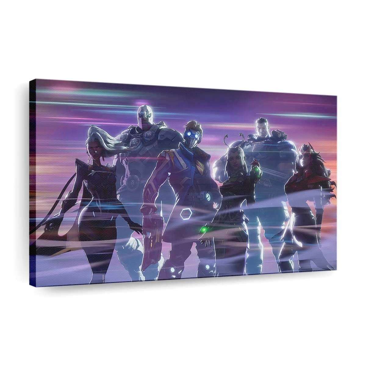 Guardians Of The Galaxy In Marvel Rivals Leinwandbild - Wanddeko