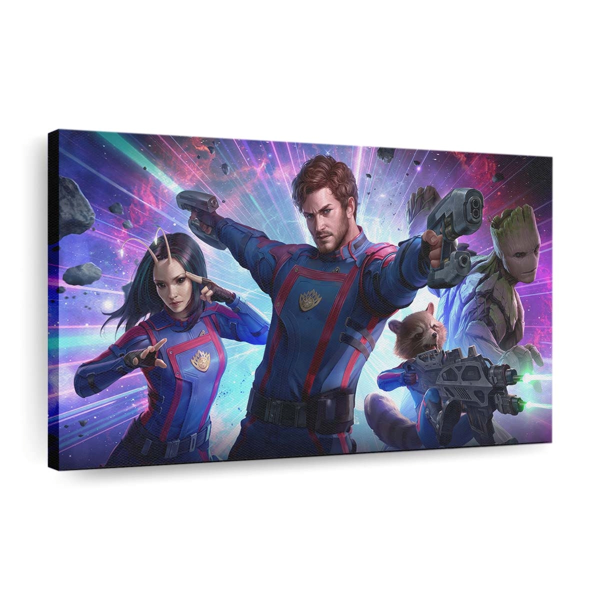 Guardians Of The Galaxy Marvel Future Fight Leinwandbild - Wanddeko