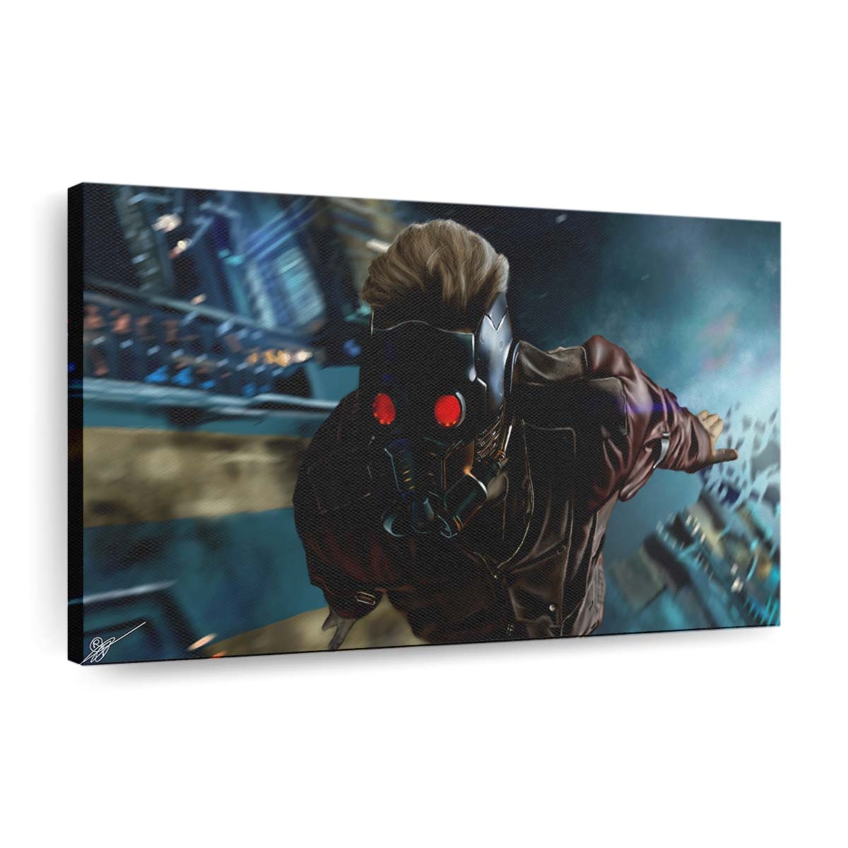 Star Lord 12K Leinwandbild - Wanddeko