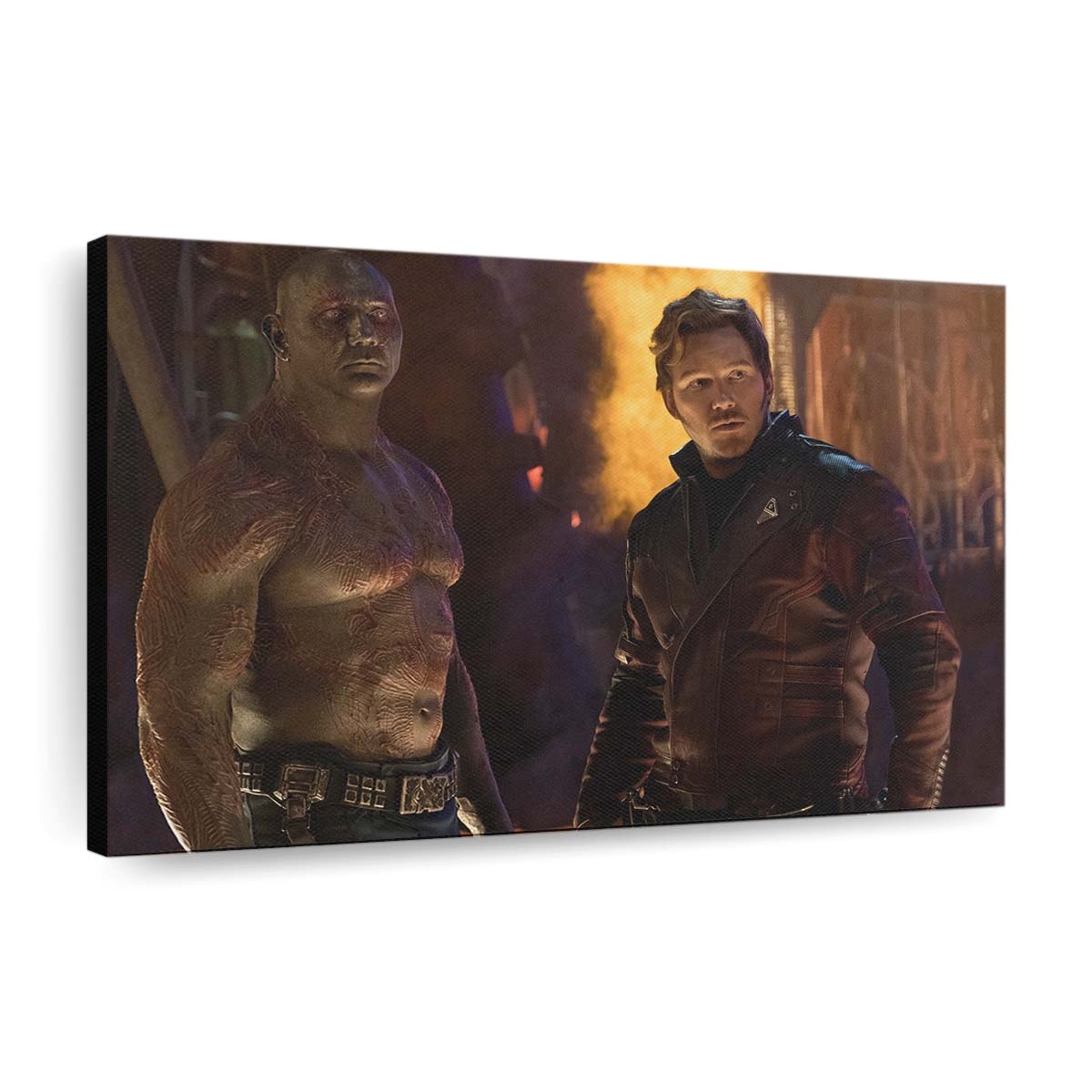 Star Lord And Drax The Destroyer In Avengers Infinity War 2018 Leinwandbild - Wanddeko