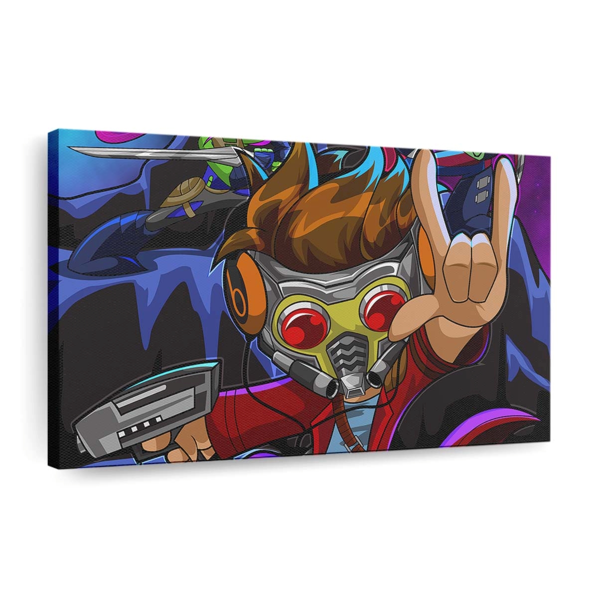 Star Lord Cool Artwork Leinwandbild - Wanddeko
