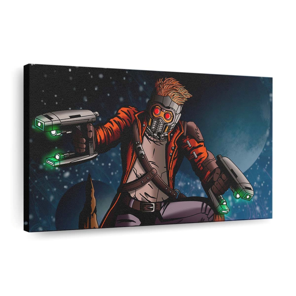 Star Lord Digital Art Leinwandbild - Wanddeko