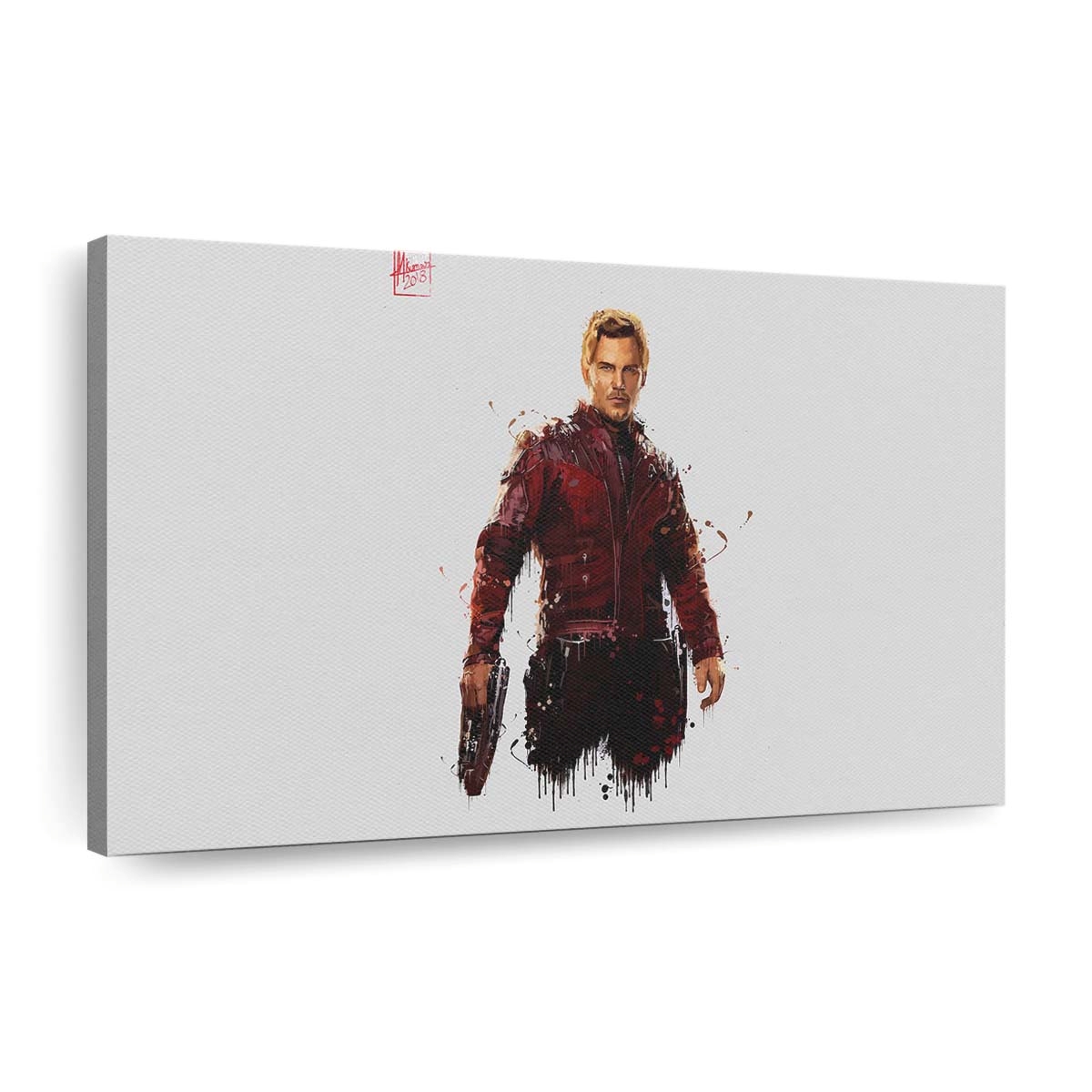 Star Lord In Avengers Infinity War Artwork Leinwandbild - Wanddeko