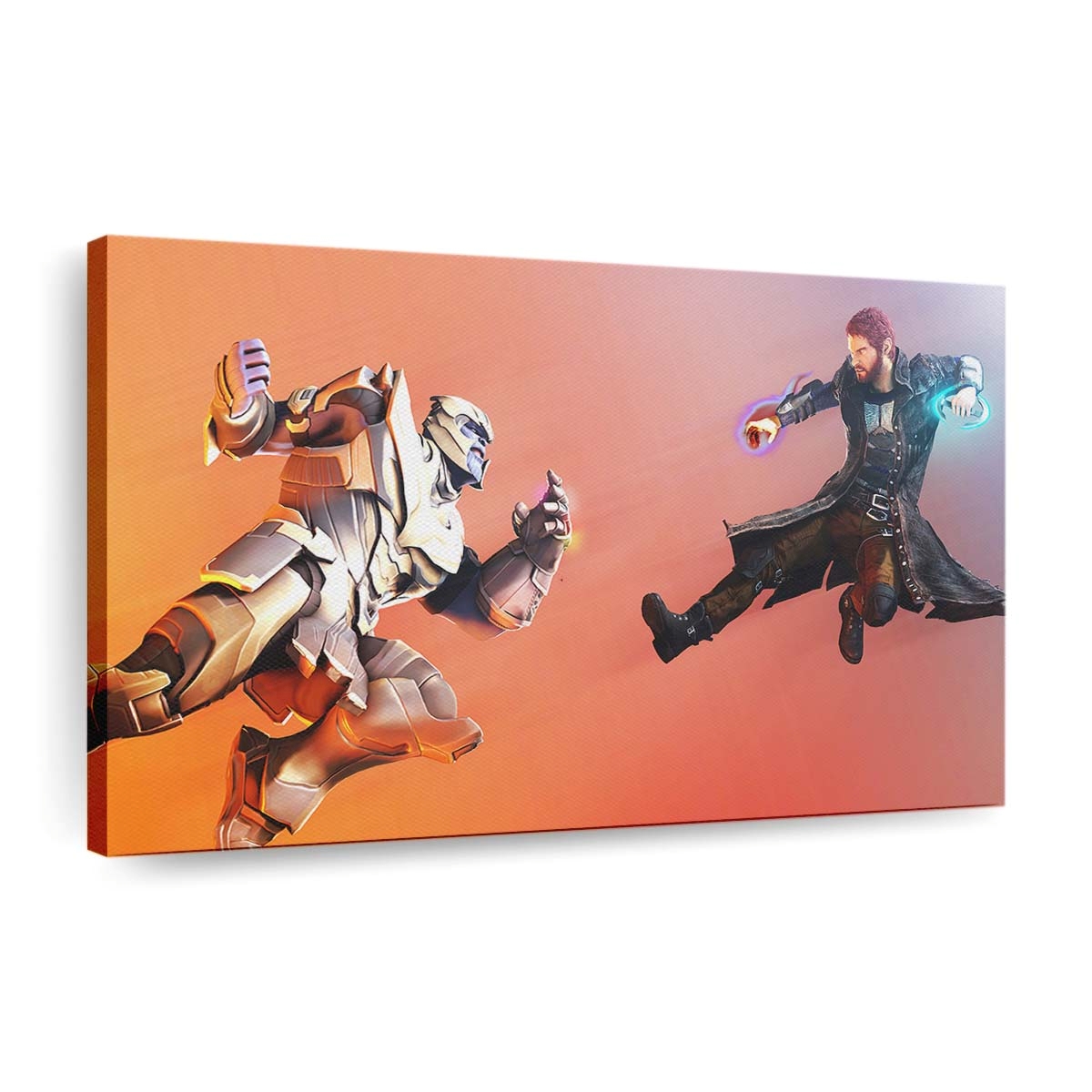 Star Lord Vs Thanos Leinwandbild - Wanddeko
