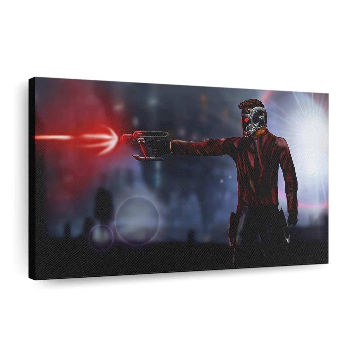 Starlord Gun Leinwandbild - Wanddeko