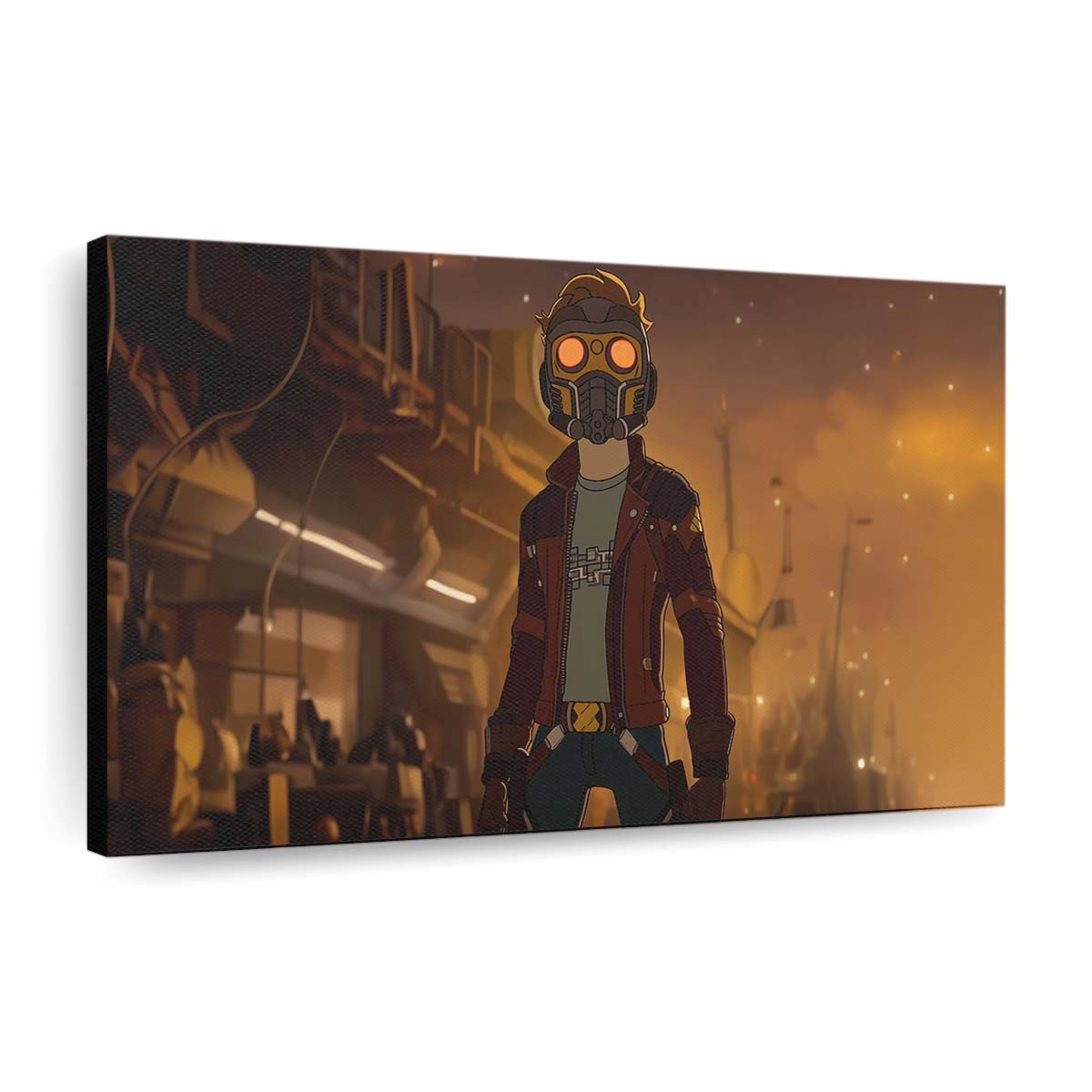 Starlord X Morty Leinwandbild - Wanddeko