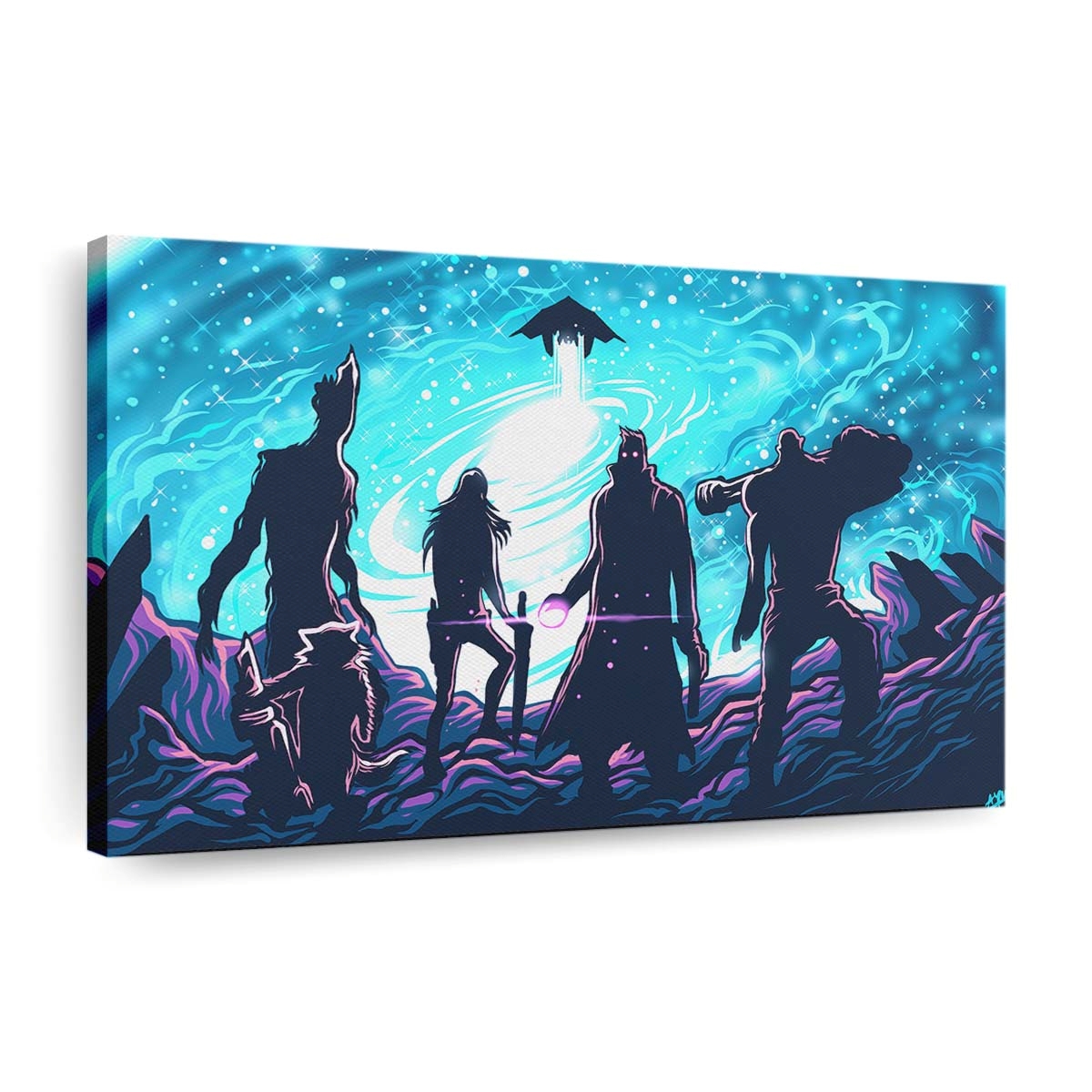 The Guardians Of The Galaxy Art Leinwandbild - Wanddeko