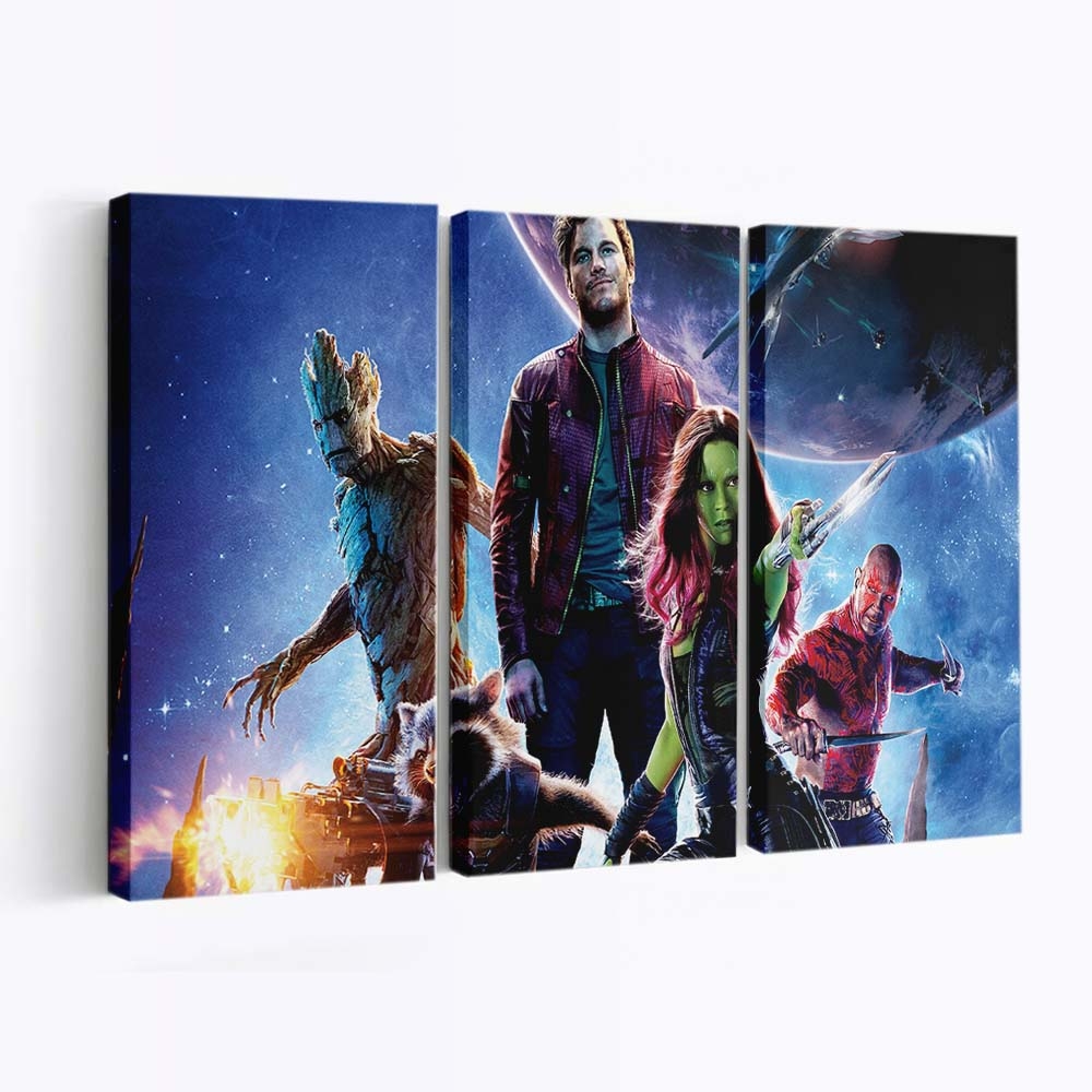 Guardians Of The Galaxy Movie Poster Leinwandbild - Wanddeko