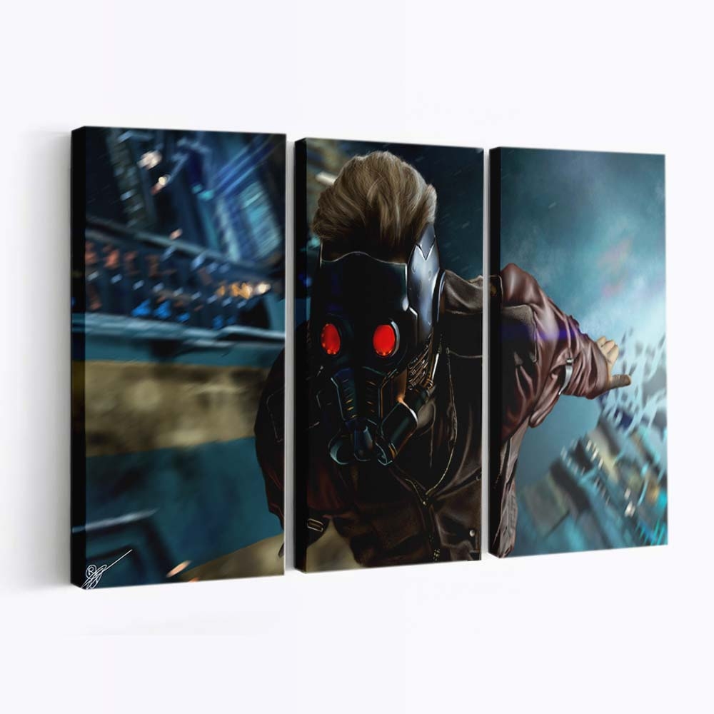 Star Lord 12K Leinwandbild - Wanddeko
