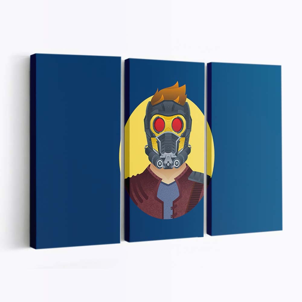 Star Lord Minimalism Leinwandbild - Wanddeko
