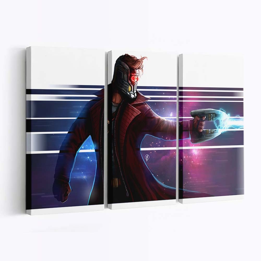 Star Lord Artwork Leinwandbild - Wanddeko