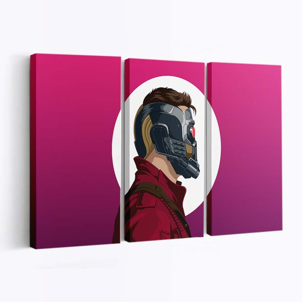 Star Lord Illustration Leinwandbild - Wanddeko