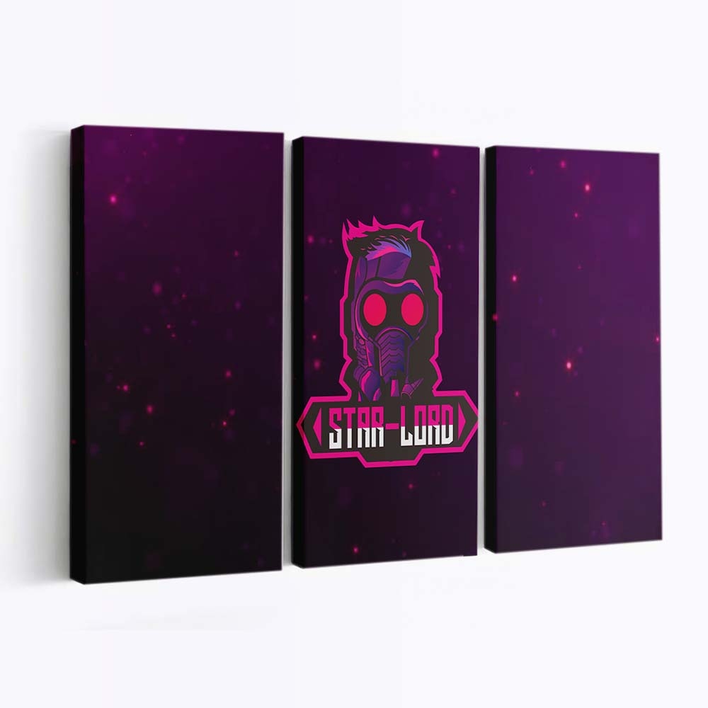 Star Lord Logo Leinwandbild - Wanddeko