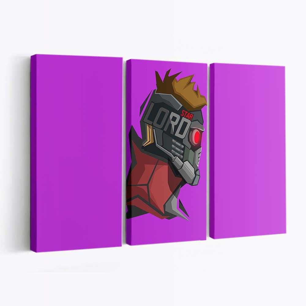 Star Lord Minimalism Leinwandbild - Wanddeko