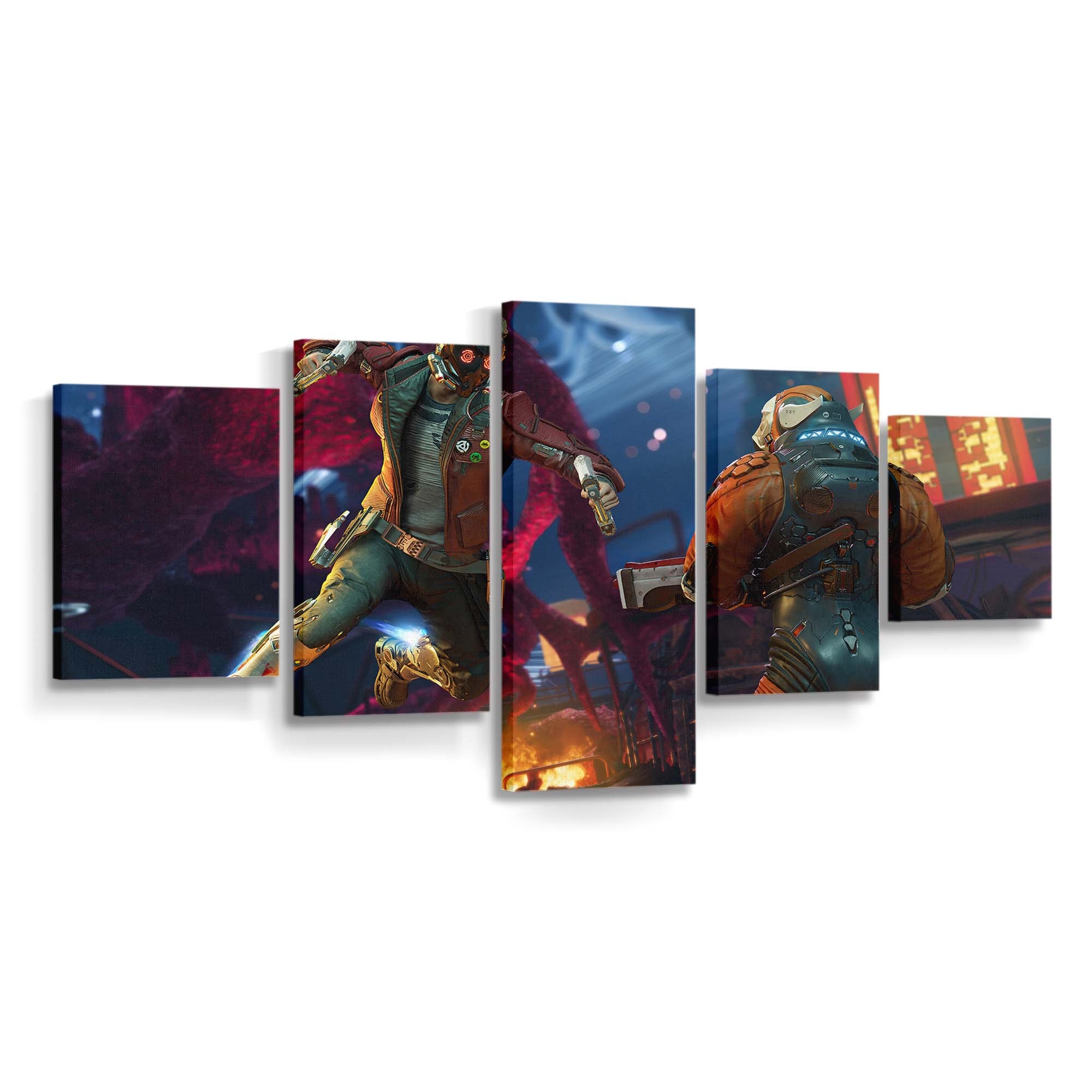 Guardians Of The Galaxy Game Star Lord Leinwandbild - Wanddeko Star-Lord Leinwandbild