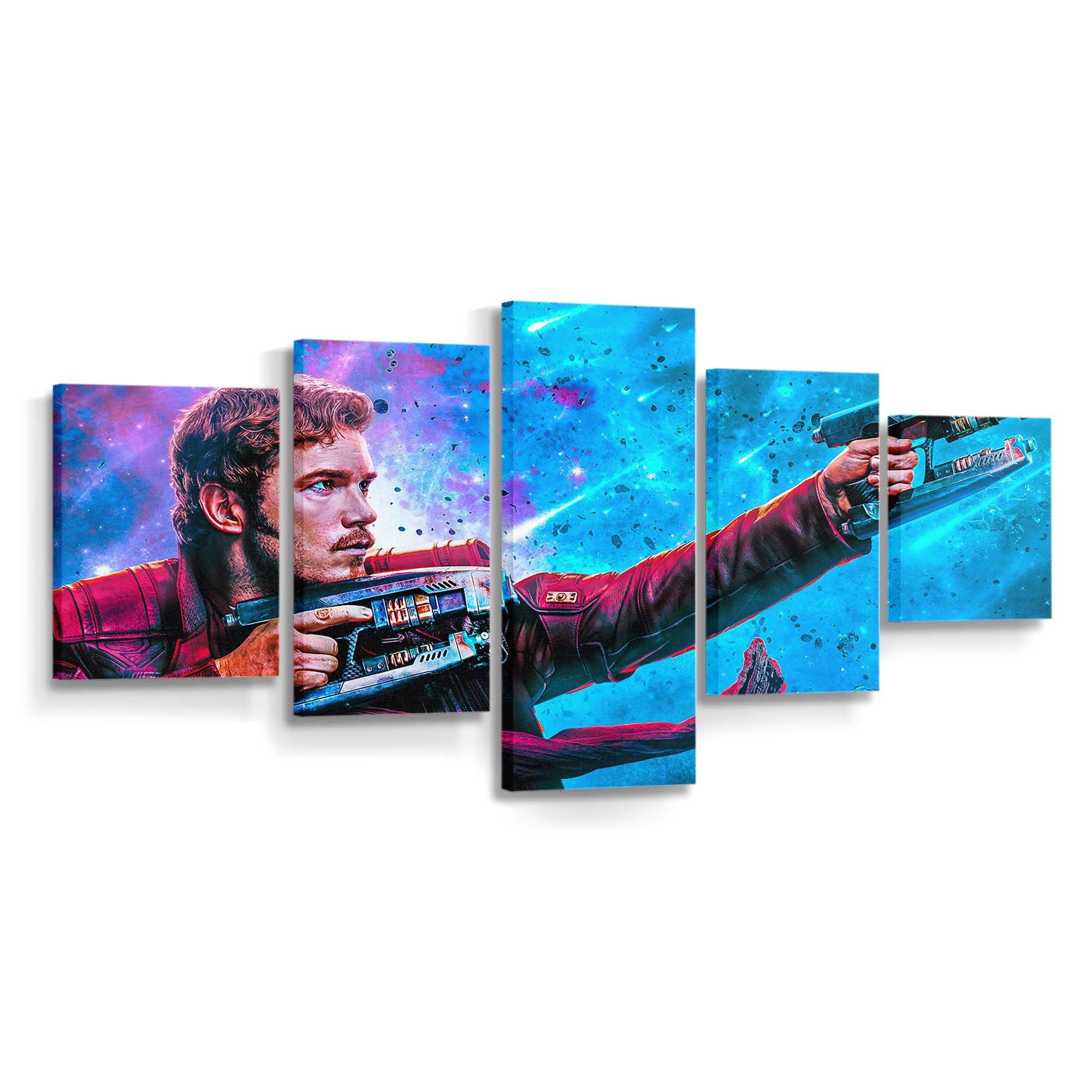 Star Lord 2018 Leinwandbild - Wanddeko Star-Lord Leinwandbild