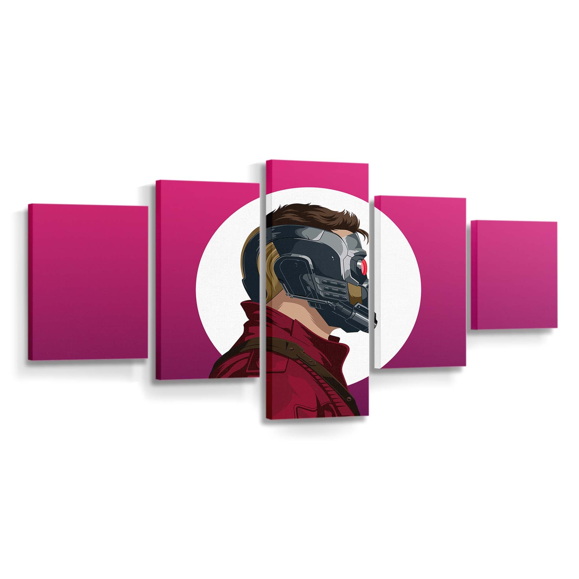 Star Lord Illustration Leinwandbild - Wanddeko Star-Lord Leinwandbild